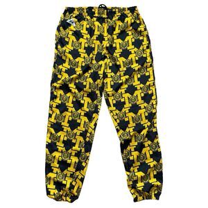 Vintage 90s Apex One Varsity University of Michigan Nylon Light Pants S Fits M-L